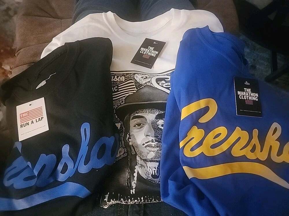 The Marathon Clothing Crenshaw Nipsey Hussle Lot Of 3 Shirts Small NWT A115 New